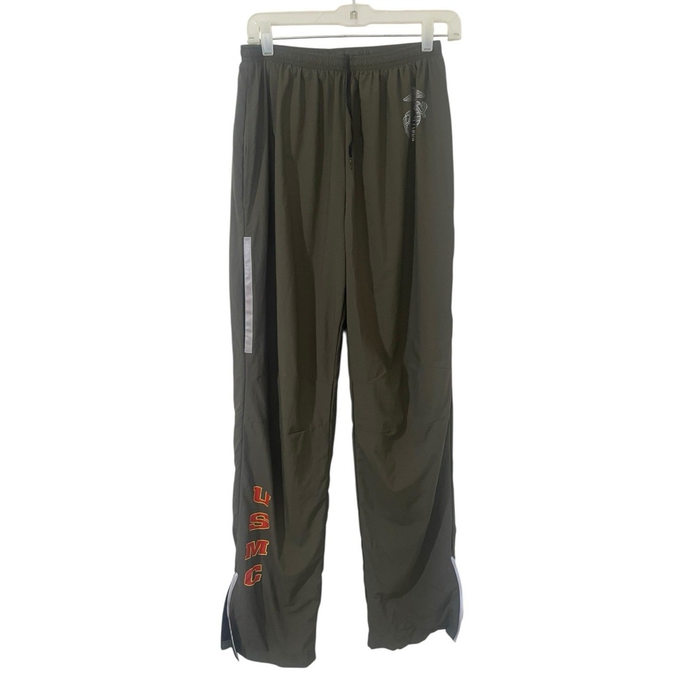 New Balance USMC Marine Corps Running Suit‎ PT Pants Small Reg Reflective Nylon